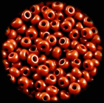 Brown seed beads