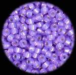 Lilac seed beads