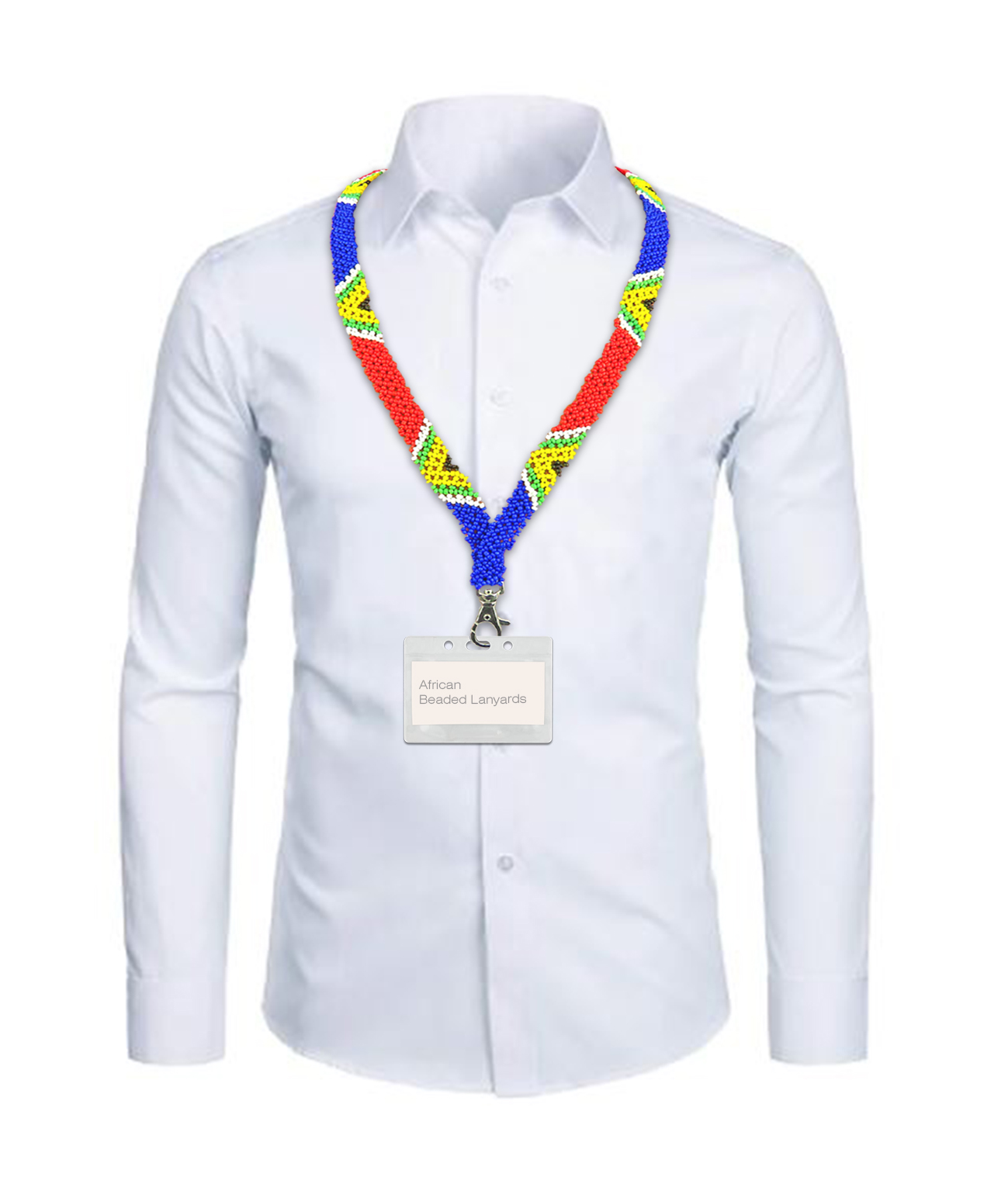 african beaded lanyard sa flag wide 2