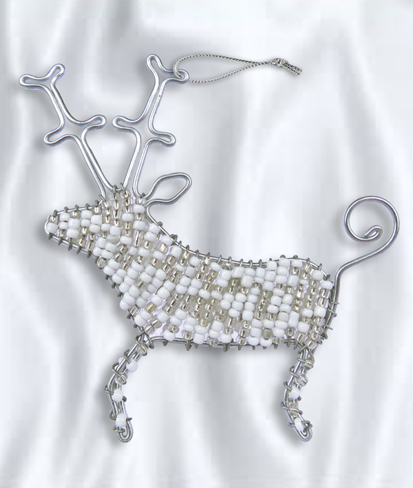 African Beaded Christmas Reindeer African Beaded Christmas Reindeer