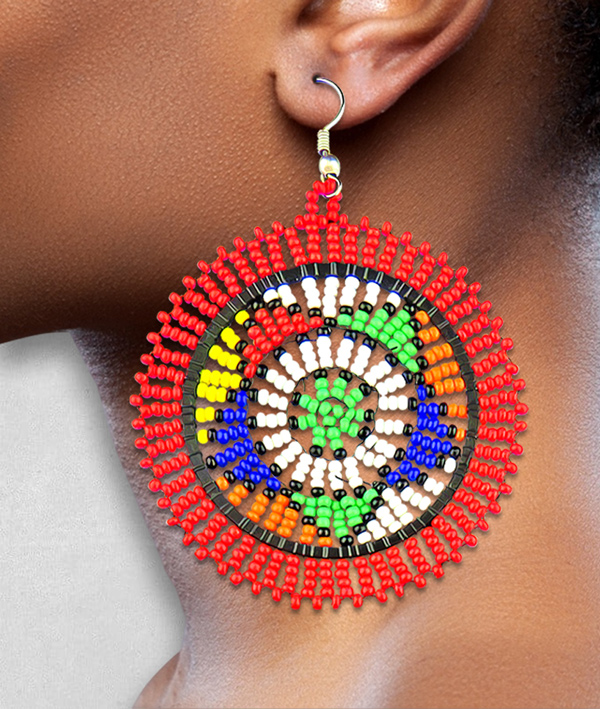 Shop for African beaded earrings online