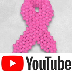 beaded pink breast cancer awareness ribbon youtube video