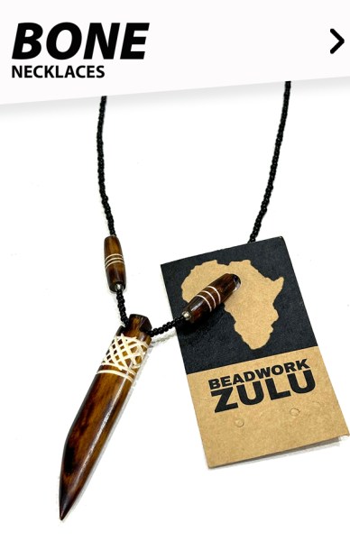 African Beaded Bone Necklaces | SOUTH AFRICA