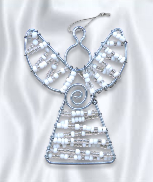 african beaded christmas angel 43