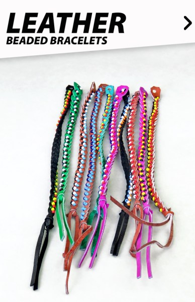 african beaded leather bracelets