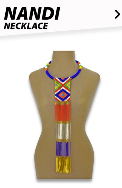 African Beaded Necklace Nandi | SOUTH AFRICA