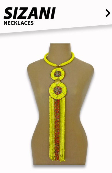 african beaded necklace sizani 26