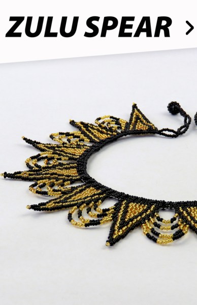 African Beaded Necklaces Zulu Spear | SOUTH AFRICA
