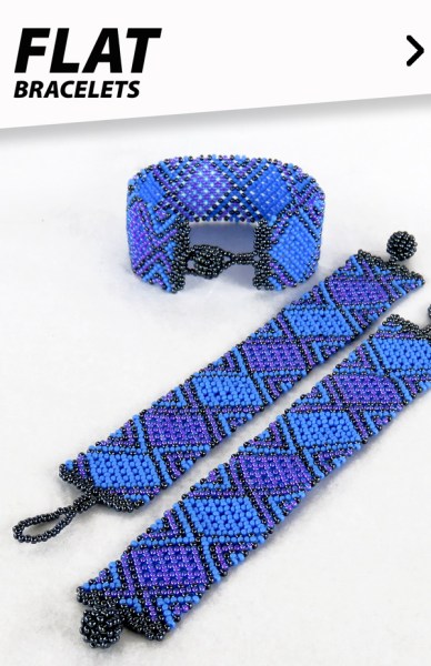 south african beaded flat bracelets