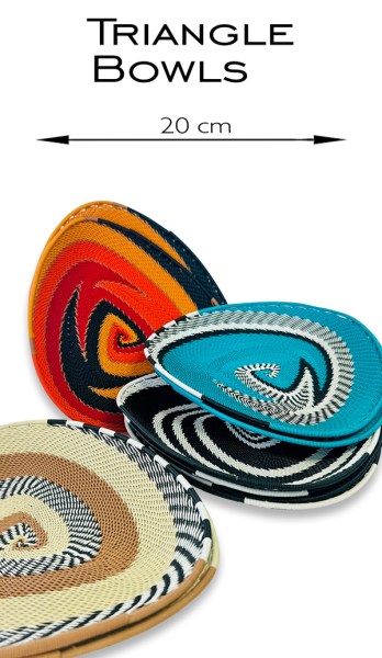 Triangle Telephone Wire Bowls