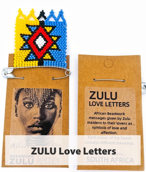 ZULU Love Letters Beaded | SOUTH AFRICA