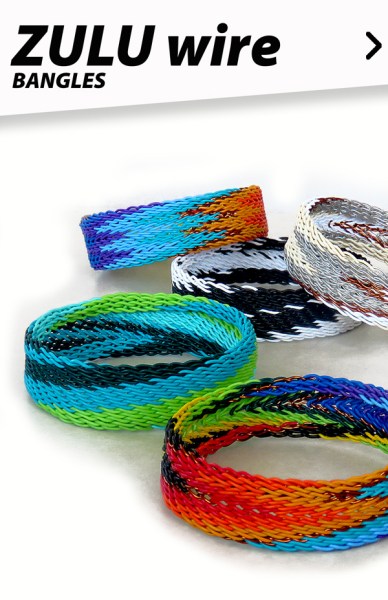 zulu telephone wire bangles medium 28