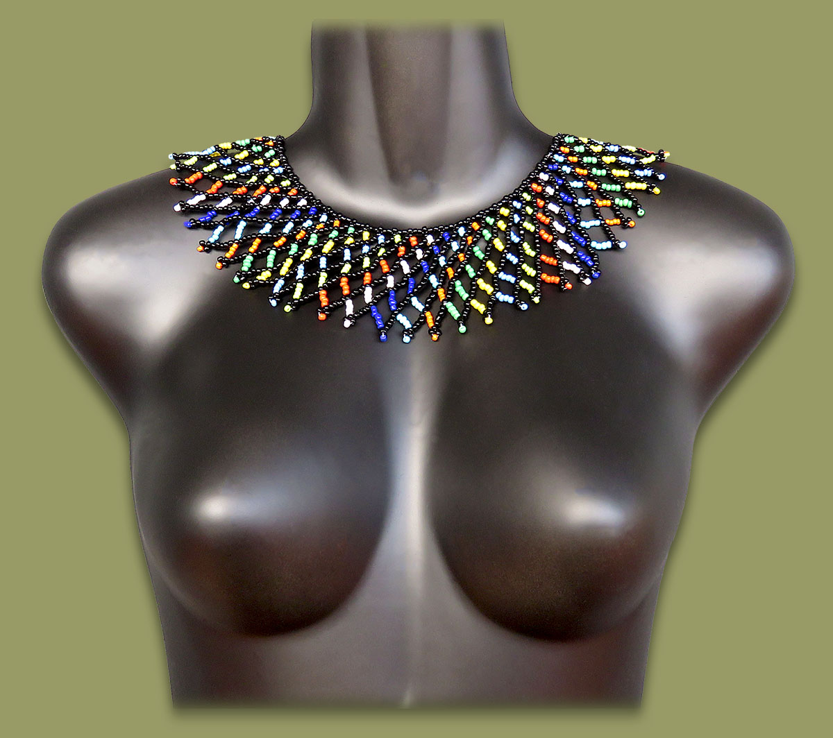African Lace Necklace Small