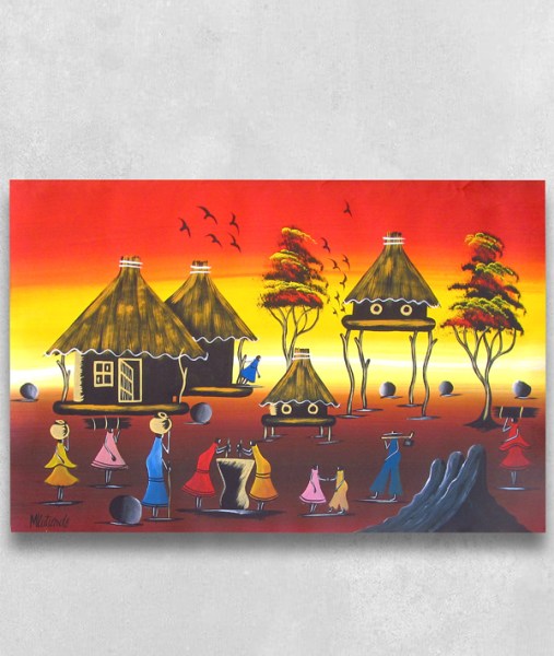 african art village life 16