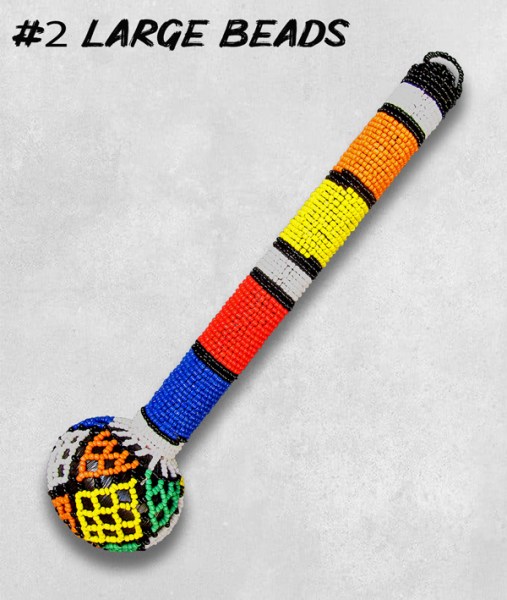 African Beaded Baton #2 Large Beads