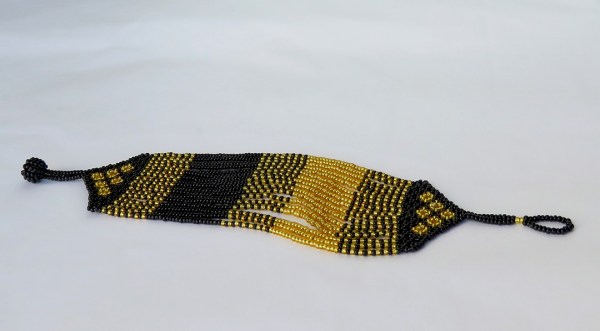 african beaded bracelets sibaya gold black south africa7