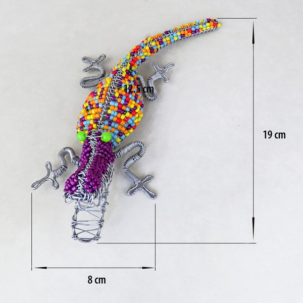 african beaded crocodile 1