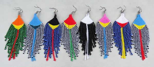 african beaded earrings from south africa mixed 23