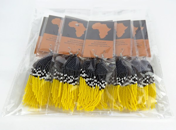 African Beaded Earrings Londolozi South Africa
