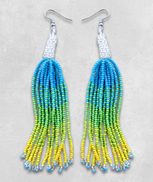 African Beaded Earrings Lukimbi | SOUTH AFRICA