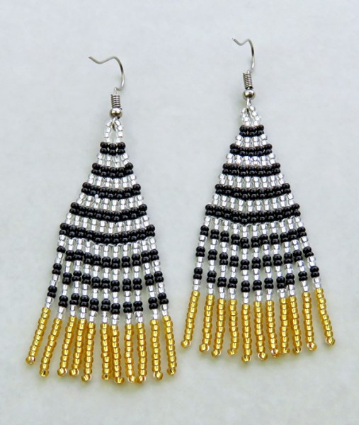 African Beaded Earrings Tembe Mixed