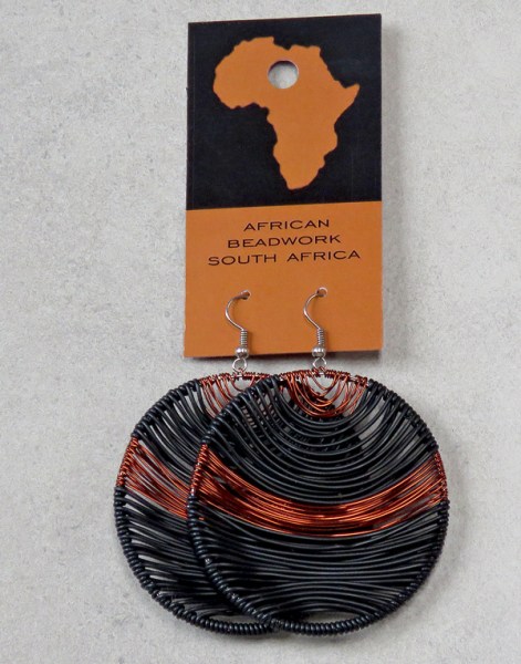 Earrings Ulusaba Black Copper