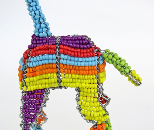 african beaded giraffe colour stripes 4