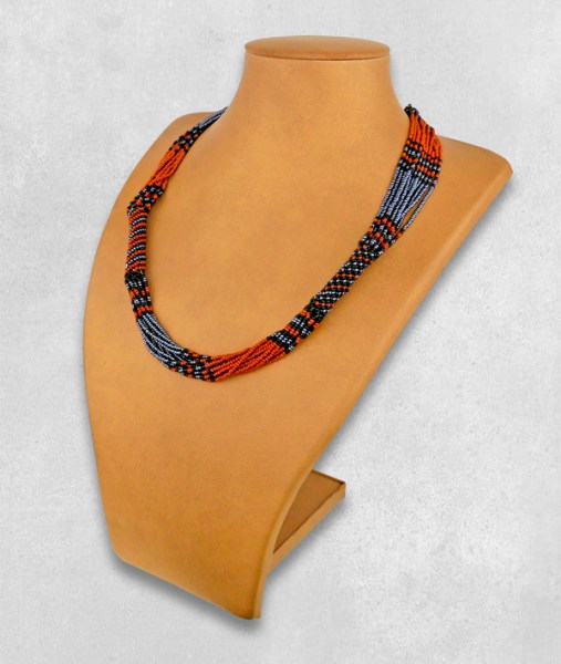 African Beaded Necklace Mvovo