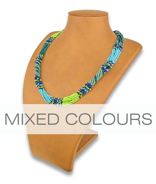 African Beaded Necklace Mvovo