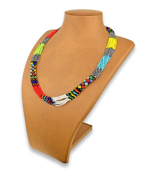 African Beaded Necklace Mvovo