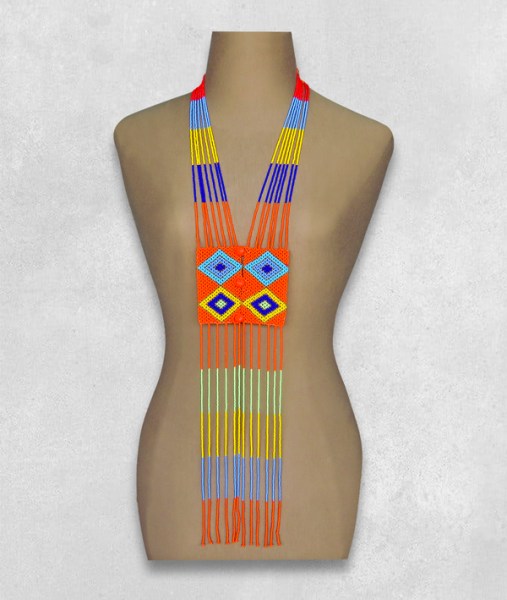 Zulu Colours Scarf Necklace Zulu Colours