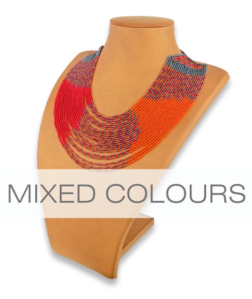 African Beaded Necklaces Sibaya