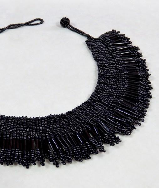 african beaded necklace thandi black 1