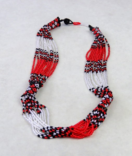 African Beaded Necklace Mvovo