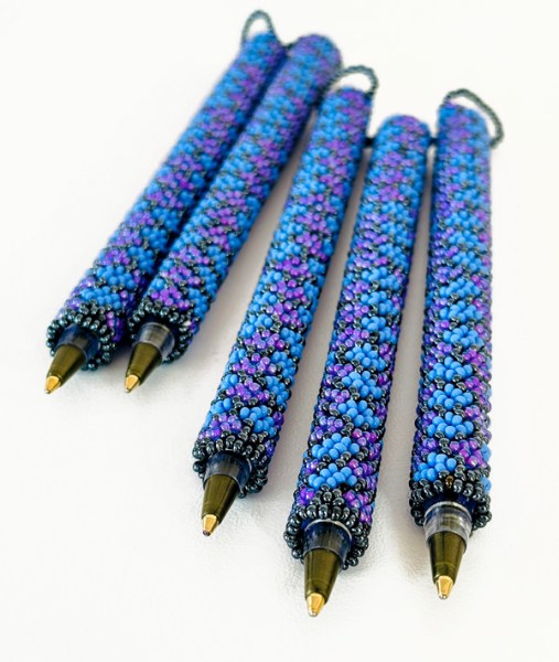 african-beaded-pens-lilac-blue-metallic-grey