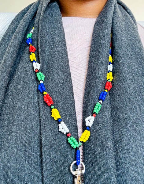 african beaded rainbow nation lanyards 19