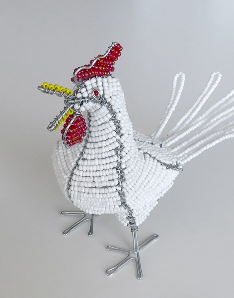 African Beaded Rooster