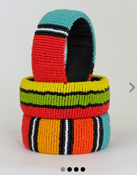 african beaded safari bangles 16