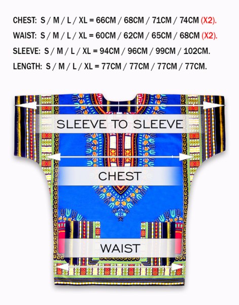 african shirt sizes 2