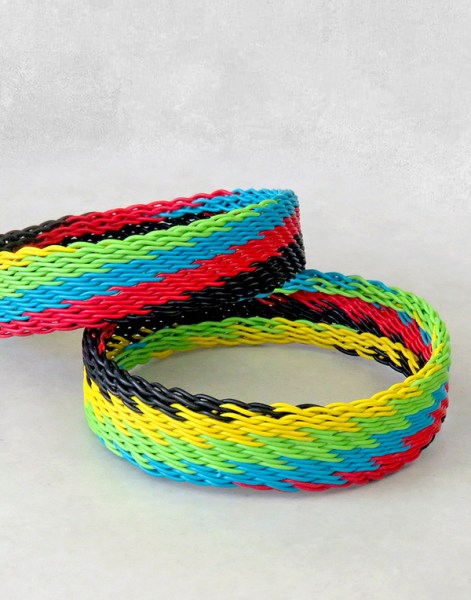 african telephone wire bangles 16