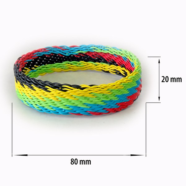 african telephone wire bangles 25