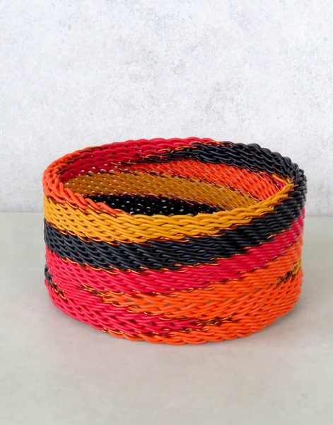 LARGE Telephone Wire Bangles Sunset