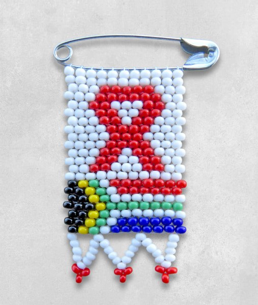 beaded aids sa flag2