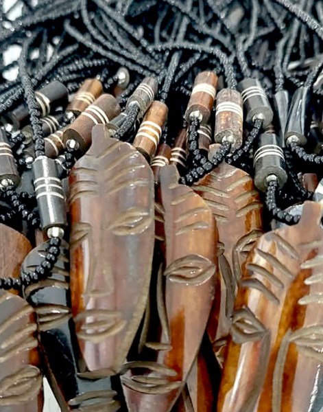 beaded-bone-necklace-mask-brown