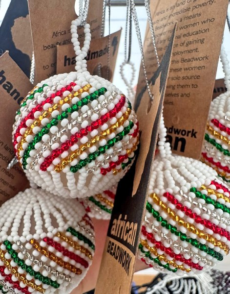 African Beaded Christmas Balls | WHOLESALE