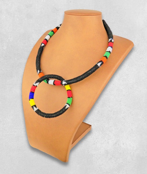 Zulu Beaded Necklace Bangle Set | SOUTH AFRICA