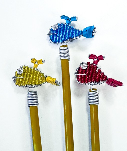 Beaded Pencil Elephant
