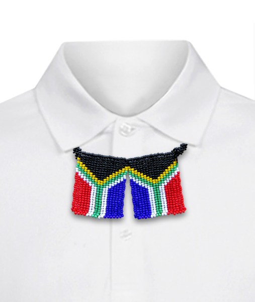 beaded sa flag tie 83