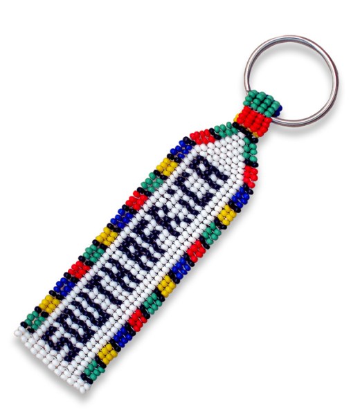 Beaded SOUTH AFRICA Keyring
