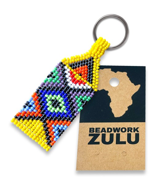 Zulu Beaded Keyring South Africa